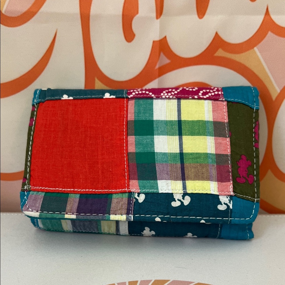 Patchwork Disney Parks Mickey Mouse Wallet